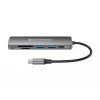 Conceptronic DONN11G 6-in-1 USB 3.2 Gen 1 dokovacia stanica, HDMI, 100W USB PD, USB 3.0, USB 2.0, SD, TF/MicroSD
