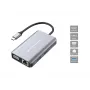Conceptronic DONN21G dokovacia stanica/portový replikátor pre notebook káblová USB 3.2 Gen 1 (3.1 Gen 1) Type-C sivá