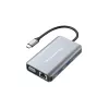 Conceptronic DONN21G dokovacia stanica/portový replikátor pre notebook káblová USB 3.2 Gen 1 (3.1 Gen 1) Type-C sivá