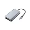 Conceptronic DONN21G dokovacia stanica/portový replikátor pre notebook káblová USB 3.2 Gen 1 (3.1 Gen 1) Type-C sivá