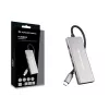 Conceptronic HUBBIES17G rozbočovač USB 3.2 Gen 2 (3.1 Gen 2) Type-C 10000 Mbit/s sivý