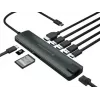 Conceptronic DONN 9-in-1 multifunkčný USB hub adaptér