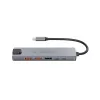 Conceptronic DONN29G 6-in-1 USB 3.2 Gen 2 dokovacia stanica, 4K60Hz HDMI, USB-A 10Gbps x 2, USB-C 10Gbps, GbE LAN, 140W USB PD 3.1