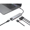 Conceptronic DONN29G 6-in-1 USB 3.2 Gen 2 dokovacia stanica, 4K60Hz HDMI, USB-A 10Gbps x 2, USB-C 10Gbps, GbE LAN, 140W USB PD 3.1