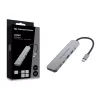 6-in-1 USB 3.2 Gen 1 dokovacia stanica CONCEPTRONIC DONN33G HDMI, 2×USB-A 5Gbps, 2×USB-C 5Gbps, 100W USB PD, strieborná