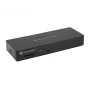 Conceptronic DONN30B dokovacia stanica Thunderbolt 4 13 v 1, 40 Gbit/s, 96 W, HDMI, 2x USB-A, USB-C, LAN 2,5GbE, čítačka kariet SD, čierna