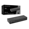 Conceptronic DONN30B dokovacia stanica Thunderbolt 4 13 v 1, 40 Gbit/s, 96 W, HDMI, 2x USB-A, USB-C, LAN 2,5GbE, čítačka kariet SD, čierna