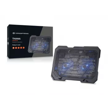 Conceptronic THANA chladiaca podložka pre notebook, vhodná do 15,6 palcov, 2 ventilátory