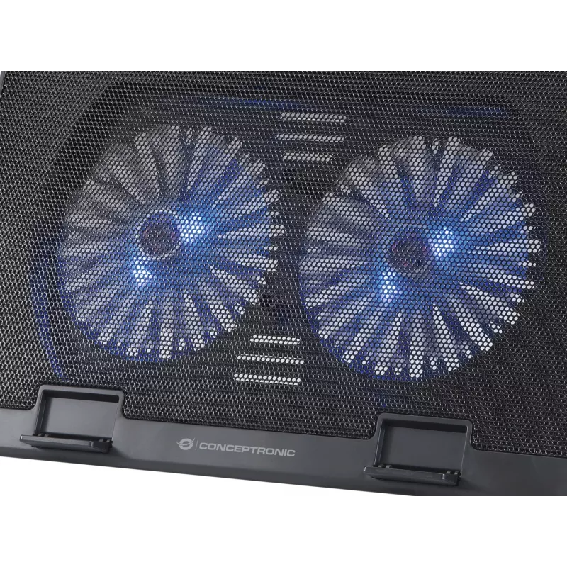 Conceptronic THANA chladiaca podložka pre notebook, vhodná do 17 palcov, 2 ventilátory