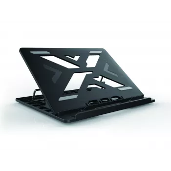 Conceptronic ERGO chladiaci stojan pre notebook stojan na notebook čierny 39,6 cm (15,6 palcov)
