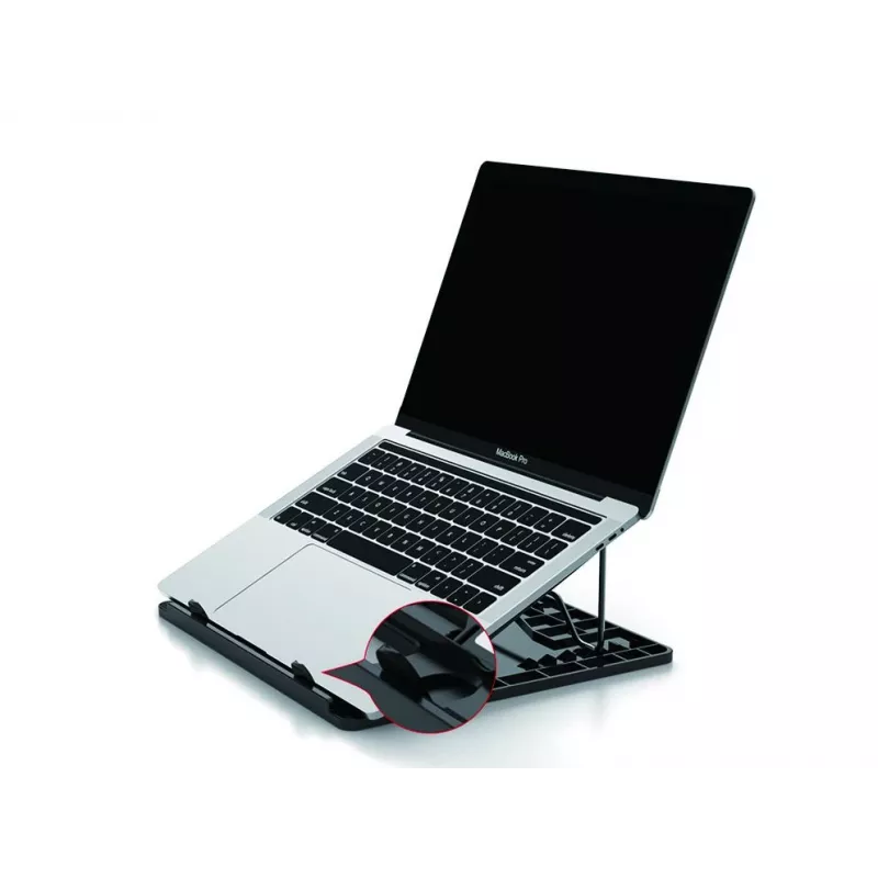 Conceptronic ERGO chladiaci stojan pre notebook stojan na notebook čierny 39,6 cm (15,6 palcov)