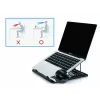 Conceptronic ERGO chladiaci stojan pre notebook stojan na notebook čierny 39,6 cm (15,6 palcov)