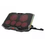 Conceptronic THYIA ERGO herný chladiaci stojan pre notebook so 6 ventilátormi, 43,2 cm (17 palcov), 6 ks, tlačidlá, sivý, modrý, zelený, červený, Čína