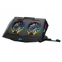 Conceptronic THYIA ERGO herný chladiaci stojan pre notebook s 2 ventilátormi, 43,2 cm (17 palcov), 2 ks, tlačidlá, čierny, modrý, zelený, červený, Čína