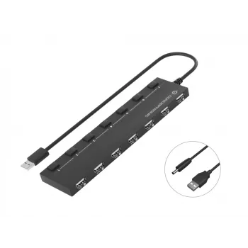 Conceptronic HUBBIES 7-portový USB 2.0 hub
