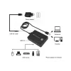 Conceptronic HUBBIES 4-portový USB 3.0/2.0 hub, 90 cm kábel, USB 3.2 Gen 1 (3.1 Gen 1) Type-A, čierny, USB 2.0, USB 3.2 Gen 1 (3.1 Gen 1) Type-A, Čína, 87 mm, 55 mm