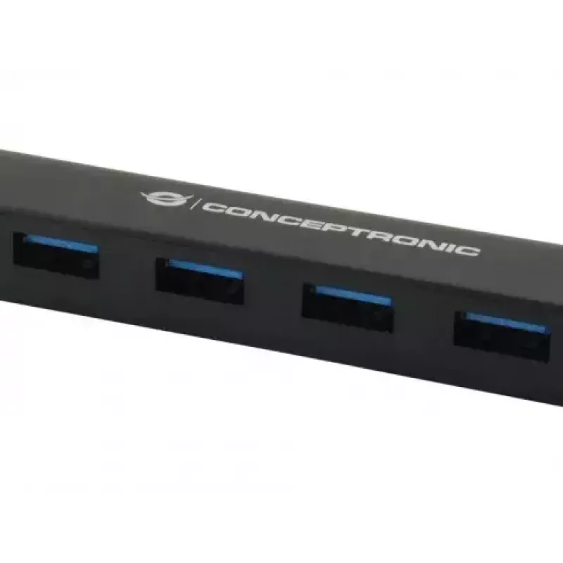 Conceptronic USB 3.1 Type-C na 4-portový USB 3.0 hub