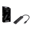 Conceptronic HUBBIES 4-portový USB 3.0 hub, 2 USB-C a 2 USB-A porty, hliníkové puzdro, USB-C konektor samec