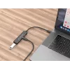 Conceptronic HUBBIES 4-portový USB 3.0 hub, 2 USB-C a 2 USB-A porty, hliníkové puzdro, USB-C konektor samec