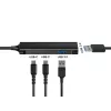 Conceptronic HUBBIES 4-portový USB 3.0 hub, 2 USB-C a 2 USB-A porty, hliníkové puzdro, USB-C konektor samec