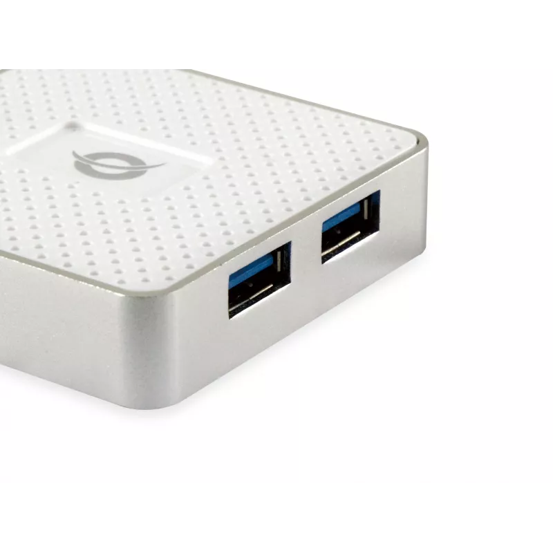 Conceptronic HUBBIES03W rozbočovač USB 3.2 Gen 1 (3.1 Gen 1) Micro-B 5000 Mbit/s biely