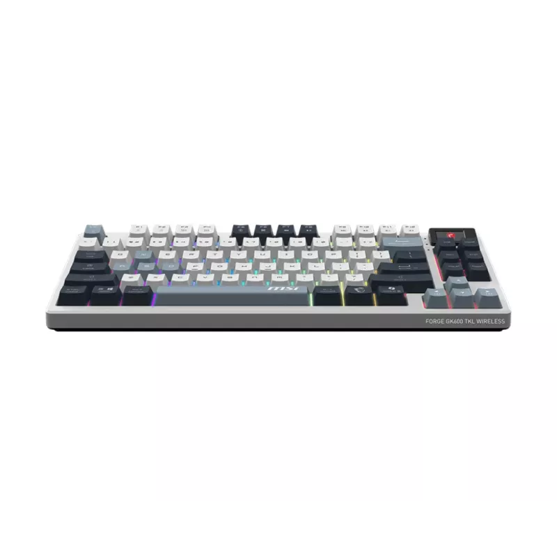 MSI Forge GK600 TKL Wireless Sky Herná klávesnica, rozloženie DE (QWERTZ)