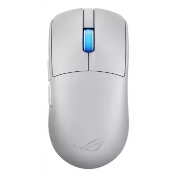 Herná myš ASUS ROG Harpe II Ace, pre pravákov, optická 42 000 DPI, RF Wireless + Bluetooth + USB Type-A, 5 tlačidiel, biela