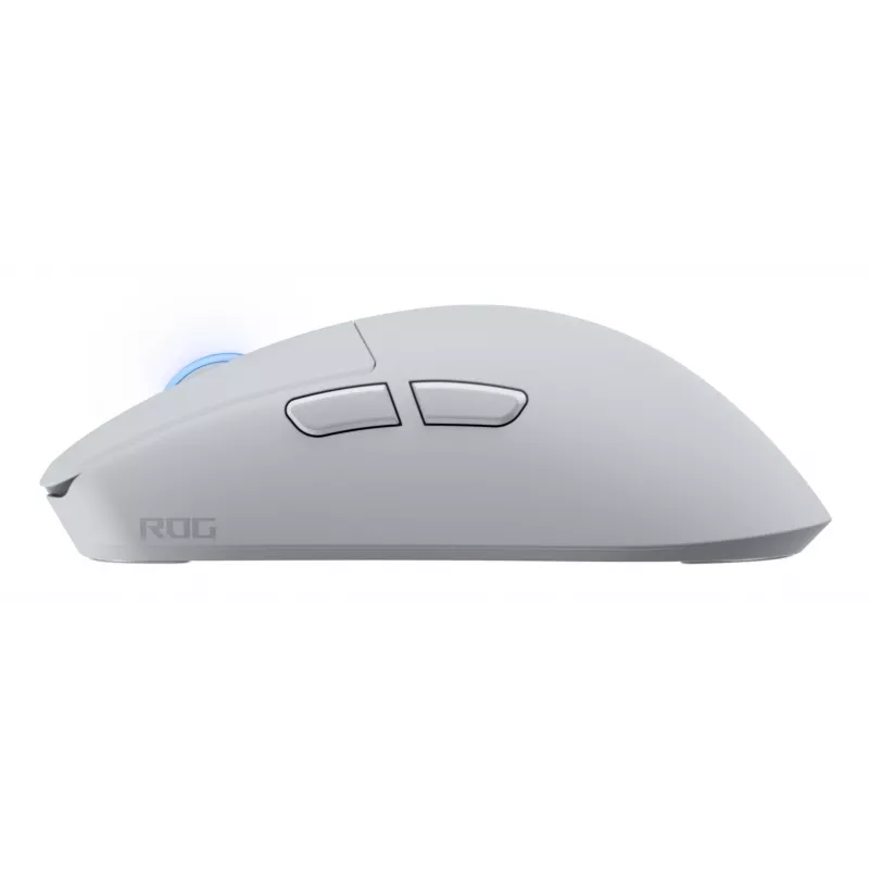 Herná myš ASUS ROG Harpe II Ace, pre pravákov, optická 42 000 DPI, RF Wireless + Bluetooth + USB Type-A, 5 tlačidiel, biela