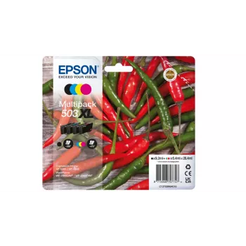 Epson 503XL atramentová kazeta 4 ks originálna vysoká (XL) výdrž čierna, azúrová, purpurová, žltá