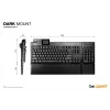 be quiet! Dark Mount Silent Tactile DE ISO klávesnica herná USB QWERTZ nemecká čierna