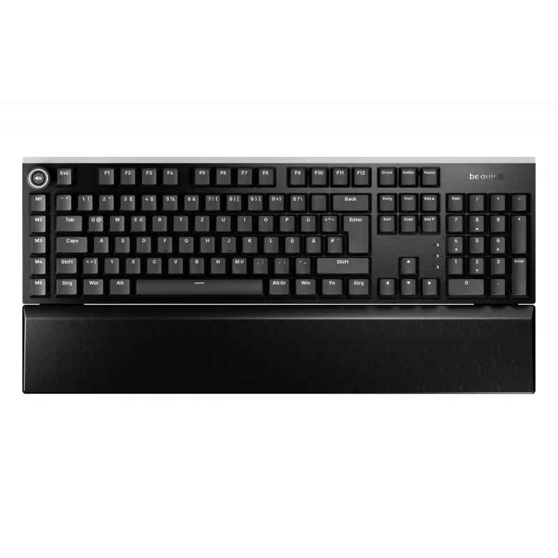 be quiet! Light Mount Silent Tactile DE ISO klávesnica herná USB QWERTZ nemecká čierna