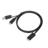Targus ACC1133GLX USB kábel USB 3.2 Gen 1 (3.1 Gen 1) 1 m USB C čierny