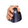 BakkerElkhuizen Evoluent 4 Wireless, pravá ruka, vertikálny dizajn, laser, RF Wireless, 2600 DPI, čierna, modrá