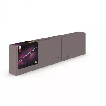 Philips Hue White and colour ambience Perifo rovná stropná základná súprava (4 bodové svetlá)