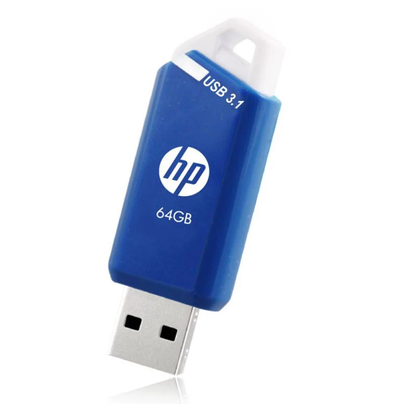 HP x755w balenie 3 ks USB kľúč 64 GB USB Type-A 3.2 Gen 1 (3.1 Gen 1) modrá, biela