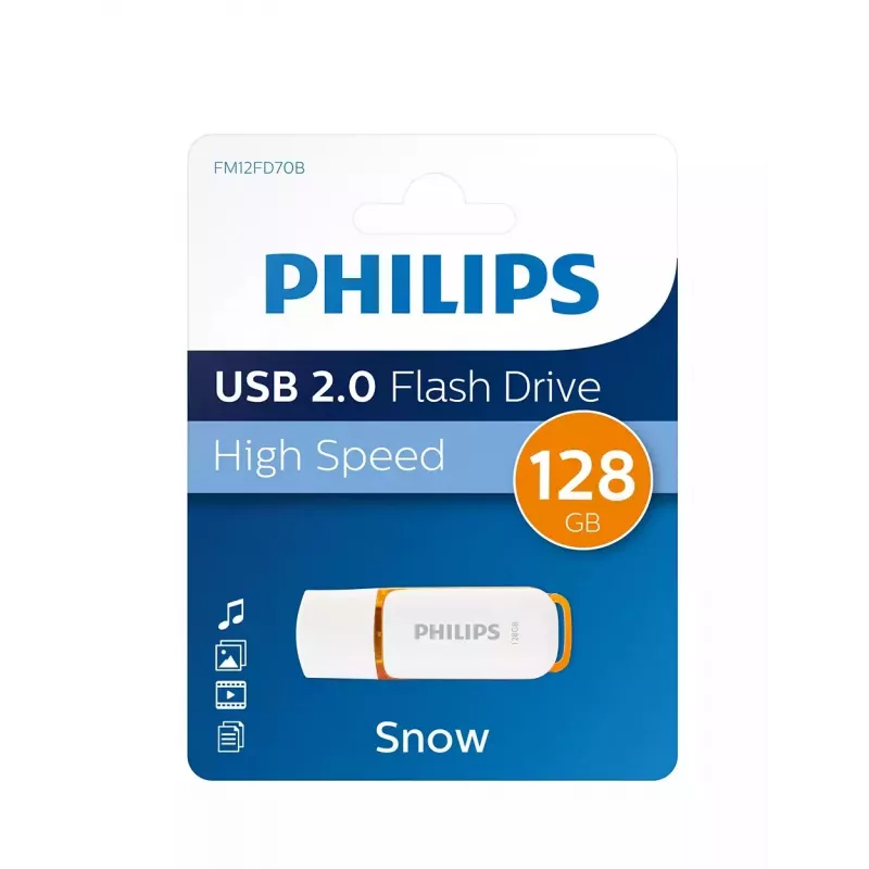 Philips FM12FD70B USB kľúč 128 GB USB Type-A 2.0 biely