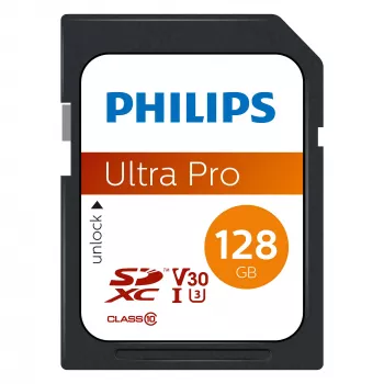 Flash pamäť Philips 128 GB SDXC UHS-I FM12SD65B