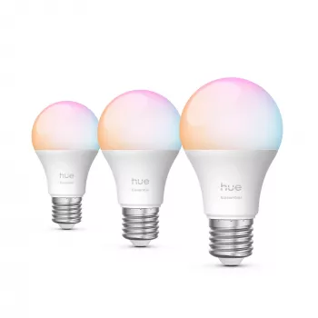 Philips Hue White and colour ambience Essential A60 – E27 smart žiarovka – 806 lm – 8W – balenie 3 ks
