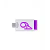 Philips Click USB flash disk 64 GB USB Type-C 3.2 Gen 1 (3.1 Gen 1) fialový, biely