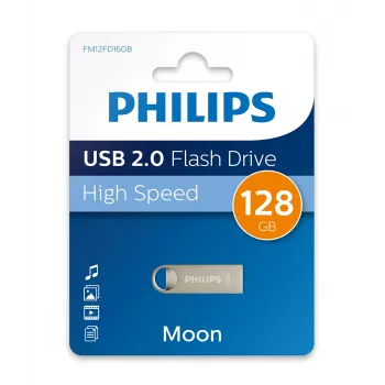 Philips Moon Edition USB kľúč 128 GB USB Type-A 2.0 strieborný