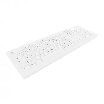 Contour Design Active Key Contour ClassicClean medicínska klávesnica odnímateľný kryt full-size bezdrôtová biela C8100