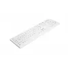Contour Design Active Key AK-C8100F-U1-W/US klávesnica medicínska USB QWERTY US anglická biela