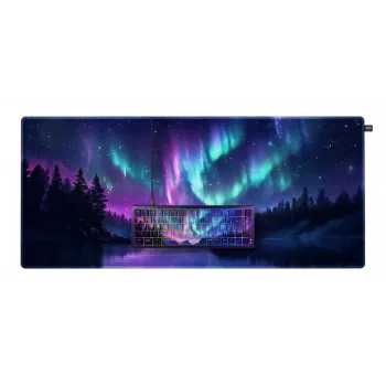 Mechanická klávesnica Cherry NORTHERN LIGHT Bundle 65% QWERTZ nemecká USB RGB 2 m kábel viacfarebná