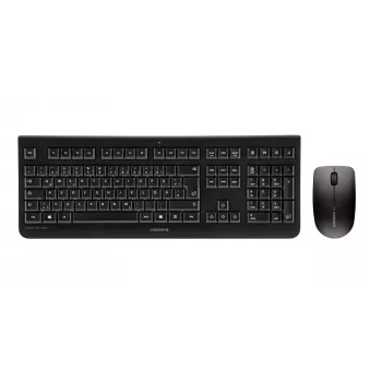 CHERRY DW 3000 klávesnica myš v cene univerzálna RF bezdrôtová AZERTY belgická čierna
