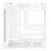 XPG STARKER AIR BTF Mid-Tower biela