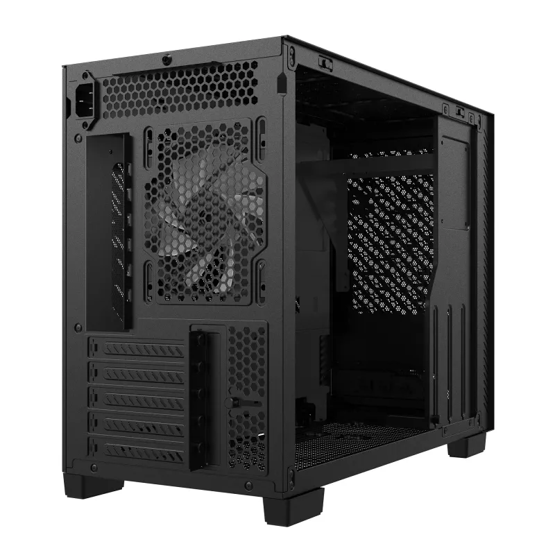 XPG VALOR AIR NANO MID-TOWER skriňa - čierna, Midi-Tower, PC, čierna, micro-ATX, Mini-ITX, SPCC, 17 cm