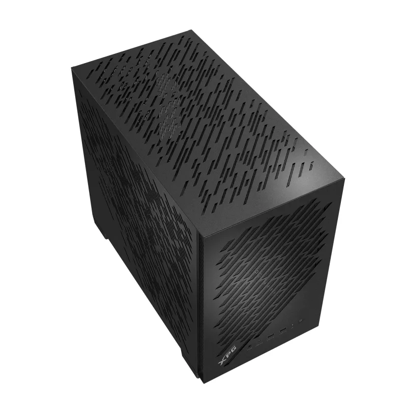XPG VALOR AIR NANO MID-TOWER skriňa - čierna, Midi-Tower, PC, čierna, micro-ATX, Mini-ITX, SPCC, 17 cm