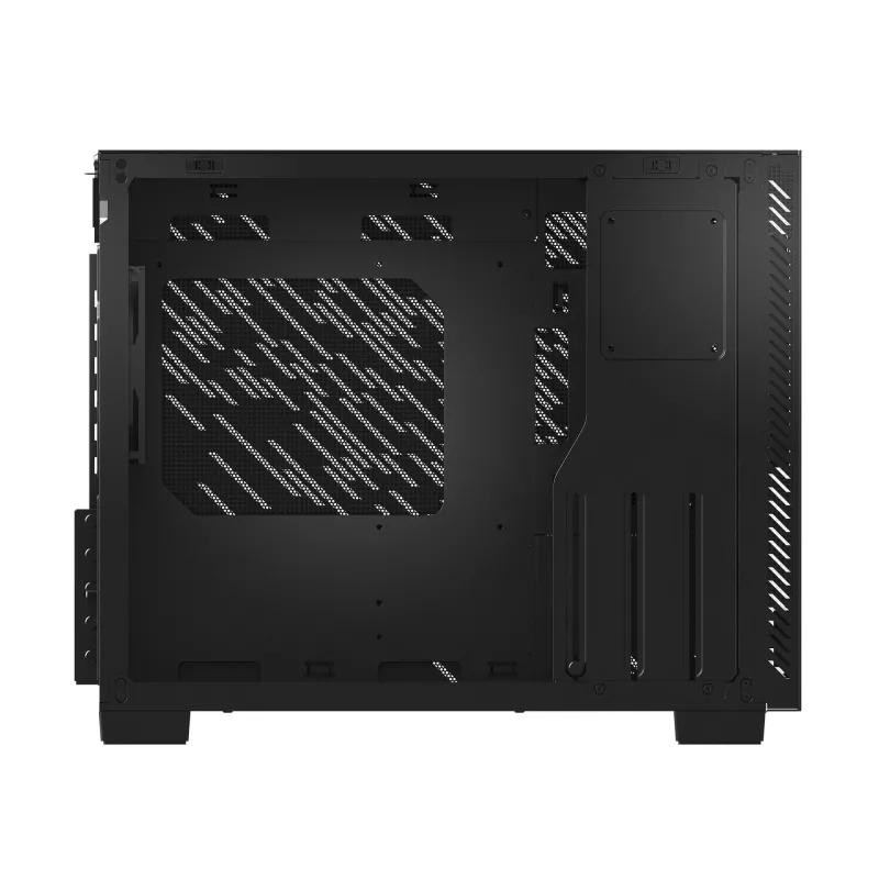 XPG VALOR AIR NANO MID-TOWER skriňa - čierna, Midi-Tower, PC, čierna, micro-ATX, Mini-ITX, SPCC, 17 cm