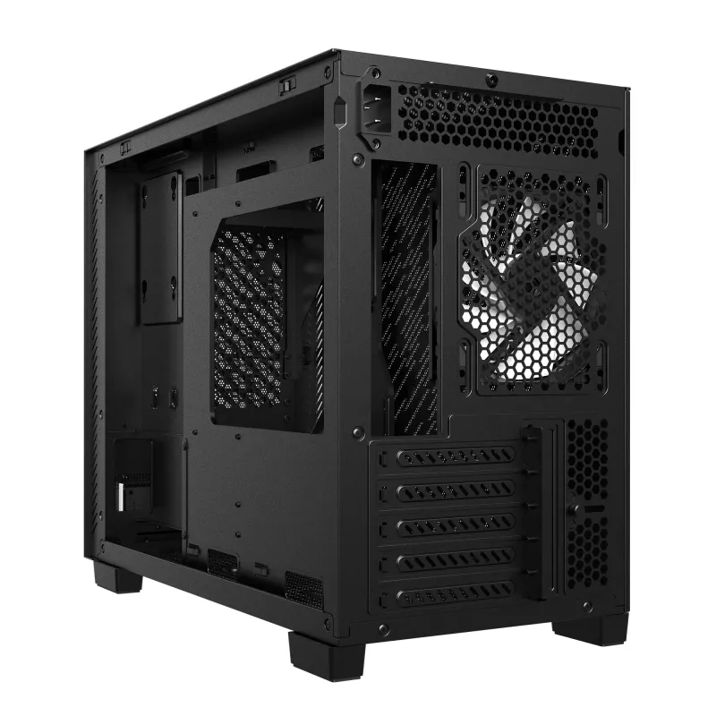XPG VALOR AIR NANO MID-TOWER skriňa - čierna, Midi-Tower, PC, čierna, micro-ATX, Mini-ITX, SPCC, 17 cm