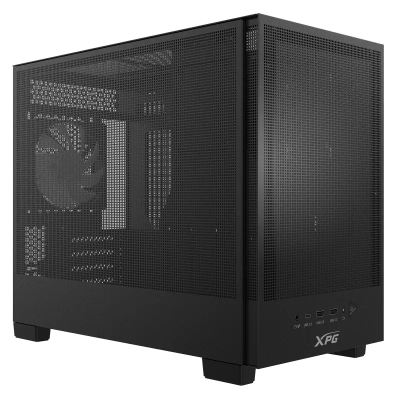 XPG VALOR MESH NANO MID-TOWER skriňa – čierna, Midi Tower, PC, čierna, micro ATX, Mini-ITX, SPCC, 17 cm